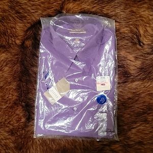 Dress shirt bright violent long sleeve